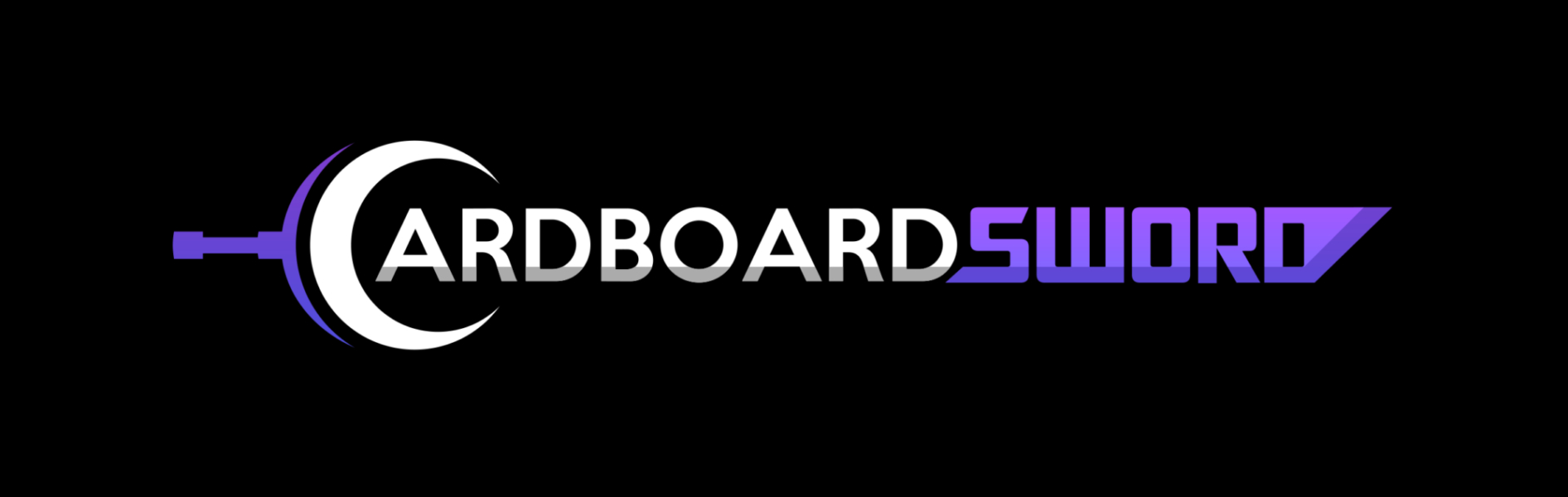 Cardboard Sword Banner
